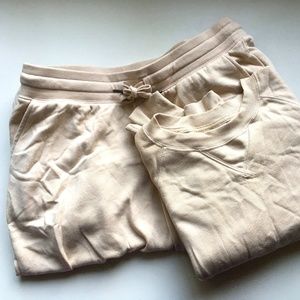 Old Navy Sweatsuit - Oatmeal - Size S/M